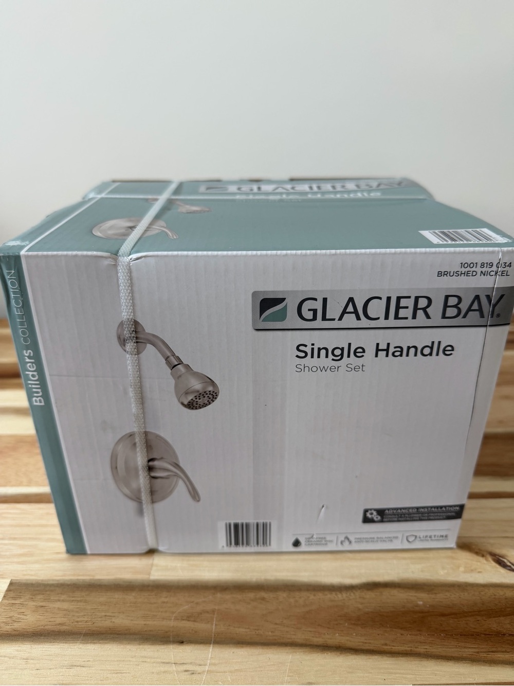 New Glacier Bay Builders Brushed Nickel Single-Handle Shower Faucet Trim